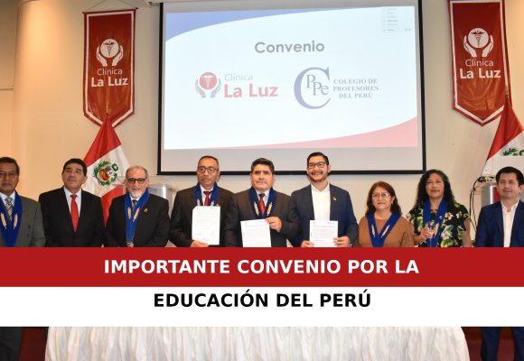 IMPORTANTE CONVENIO POR LA EDUCACIÓN DEL PERÚ